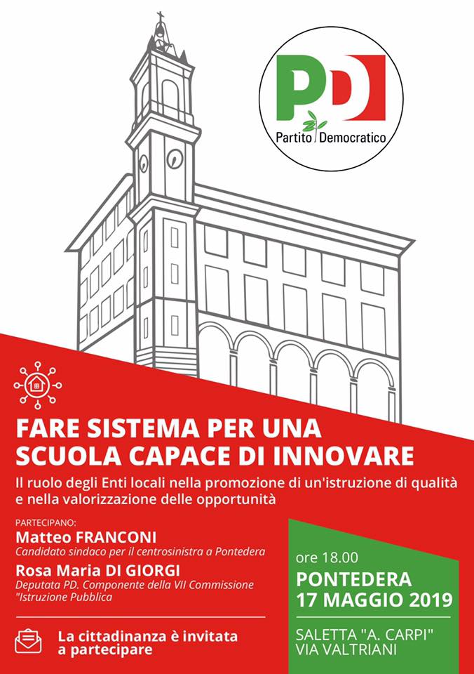 17 maggio ore 18 saletta carpi un altra scuola