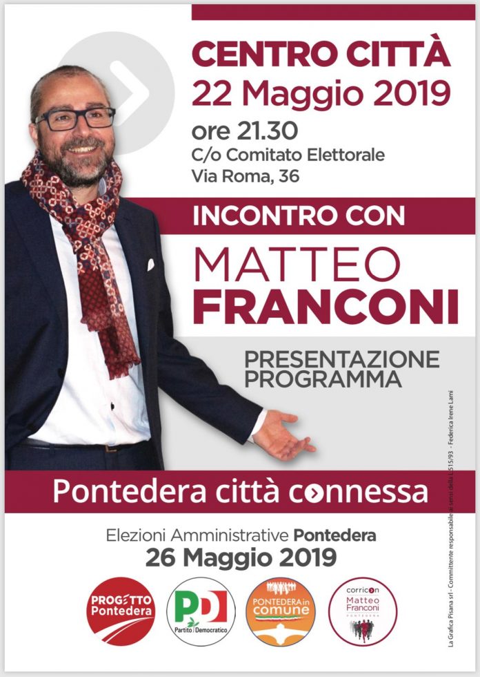 22 maggio ore 21.30 centro citta