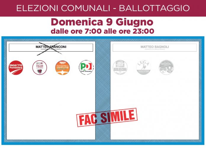 Fac simile scheda elettorale immagine home