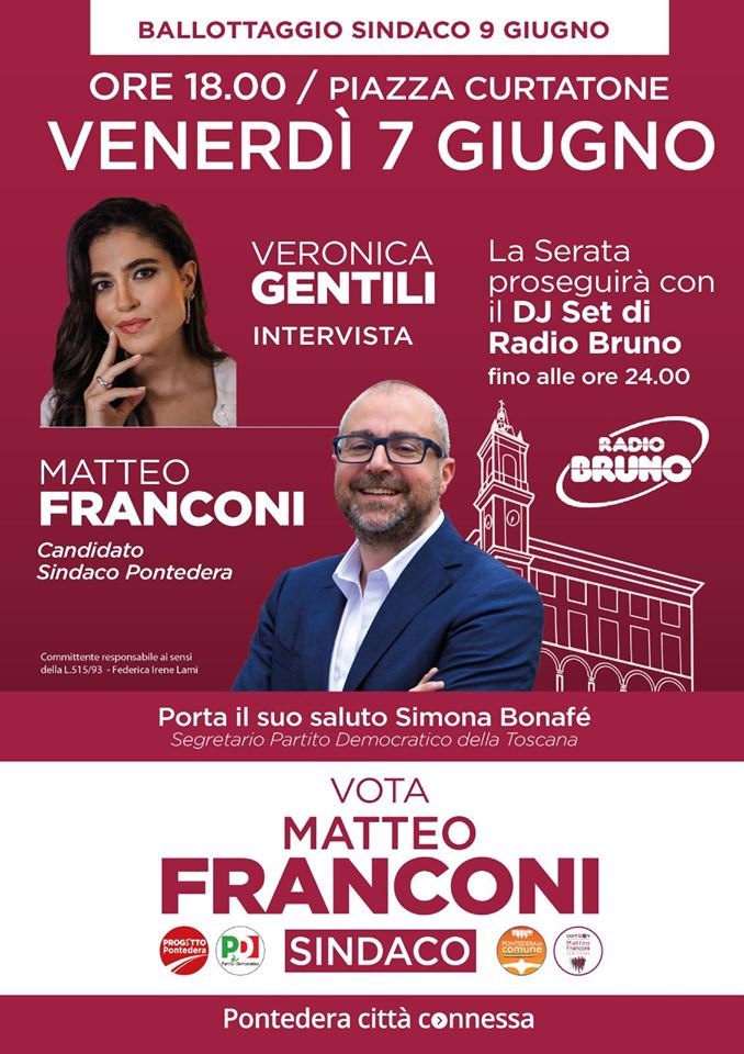 chiusura campagna elettorale 7 giugno